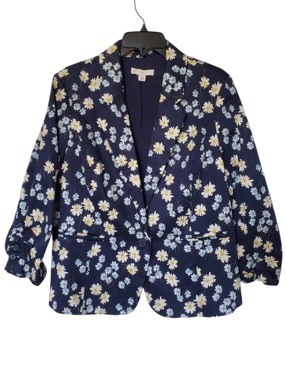 Cato Women's Daisy Print Dress Jacket Size L